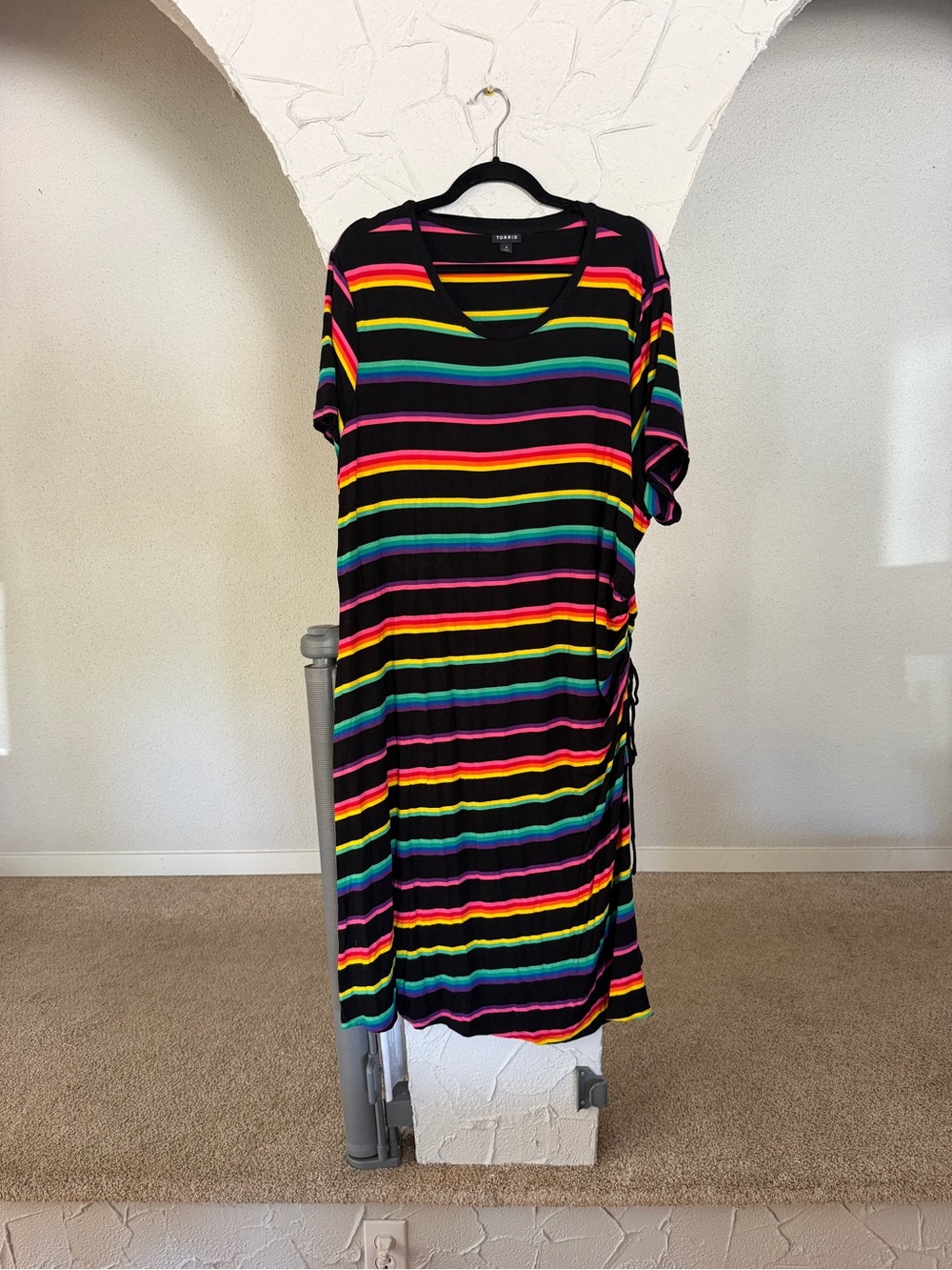 4X Torrid rainbow dress